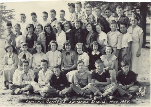 Ms.Evans class; Edmonds 1954