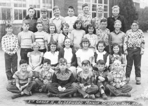 Alderwood School Grade 5 Nov 1950
