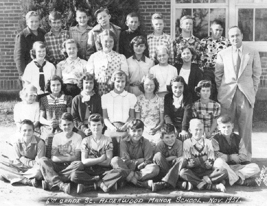 Alderwood School Grade 6, Nov 1951