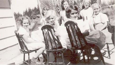 Fran's birthday party - July 1949
