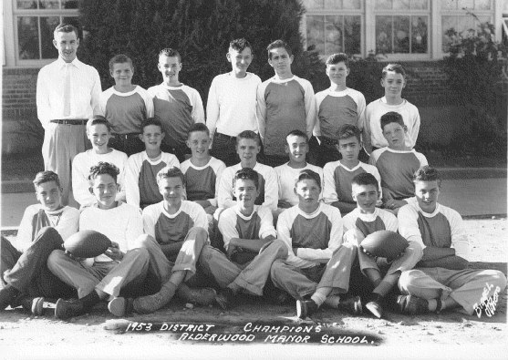 1953 Tag Football District Champions, Alderwood Manor School